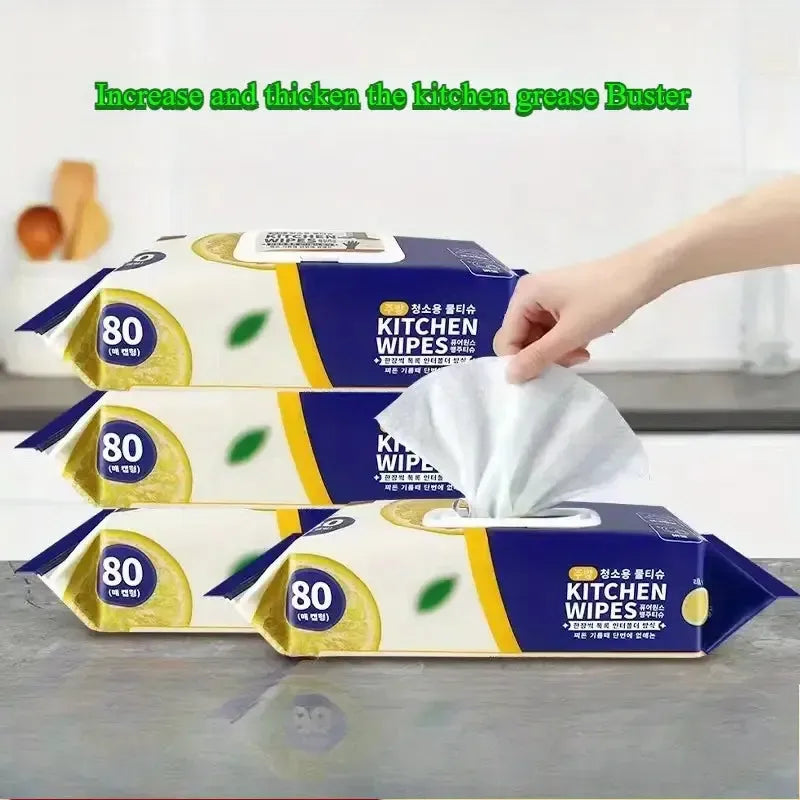 Kitchen Wipes – Pack of 80 Piecesg